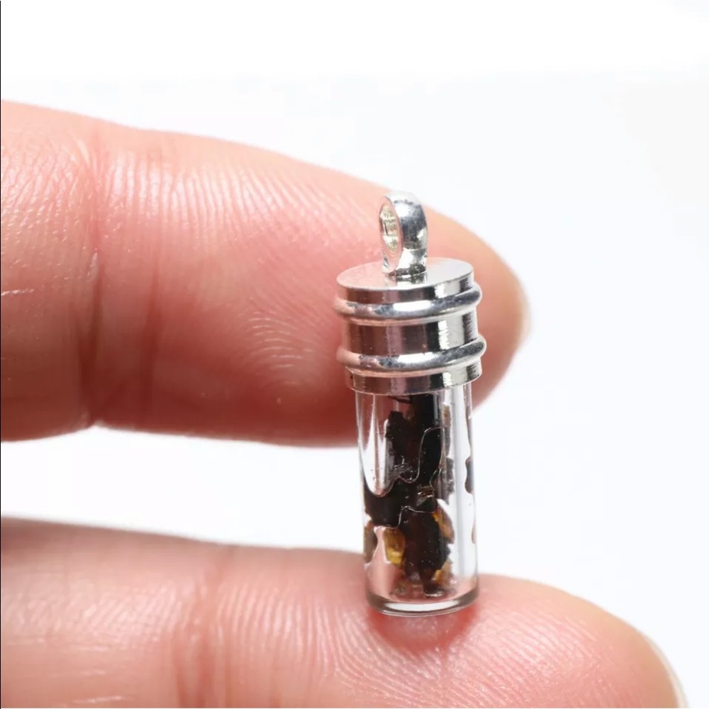 Real Meteorite Pendant Kenyan Pallasite necklace